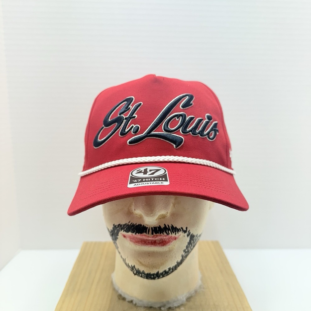ST. LOUIS CARDINALS Snapback Hat 47' Hitch Adjustable. MLB, Baseball, Sports